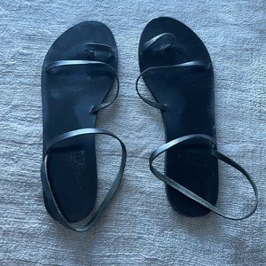 Ancient Greek Sandals Apli Eleftheria black - size 42